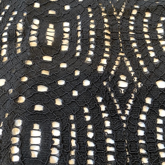 Crochet black and white skirt, Size S - Picture 3 of 4